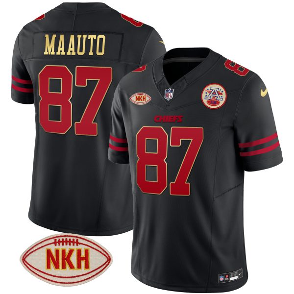 #87 Travis Kelce Maauto Chiefs Vapor Jersey - All Stitched - Image 5