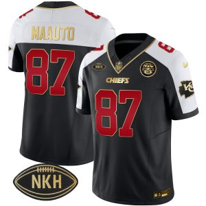 #87 Travis Kelce Maauto Chiefs Vapor Jersey - All Stitched