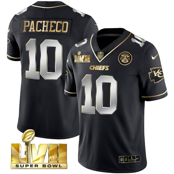 Men's Chiefs Super Bowl Vapor Gold Jersey V2- All Stitched - Image 5