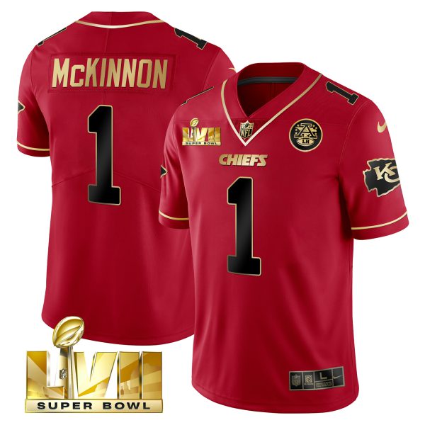 Men's Chiefs Super Bowl Vapor Gold Jersey V2- All Stitched - Image 12