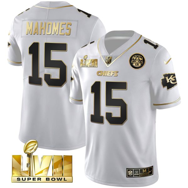 Men's Chiefs Super Bowl Vapor Gold Jersey V2- All Stitched - Image 19
