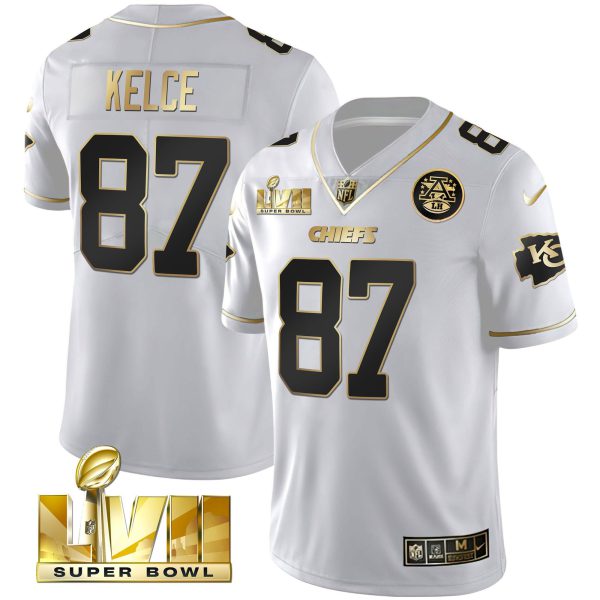 Men's Chiefs Super Bowl Vapor Gold Jersey V2- All Stitched - Image 20