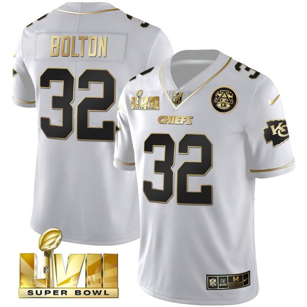 Men's Chiefs Super Bowl Vapor Gold Jersey V2- All Stitched - Image 21