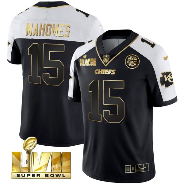 Men's Chiefs Super Bowl Vapor Gold Jersey V2- All Stitched - Image 25