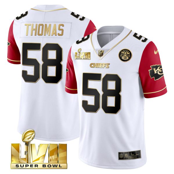 Men's Chiefs Super Bowl Vapor Gold Jersey V2- All Stitched - Image 40