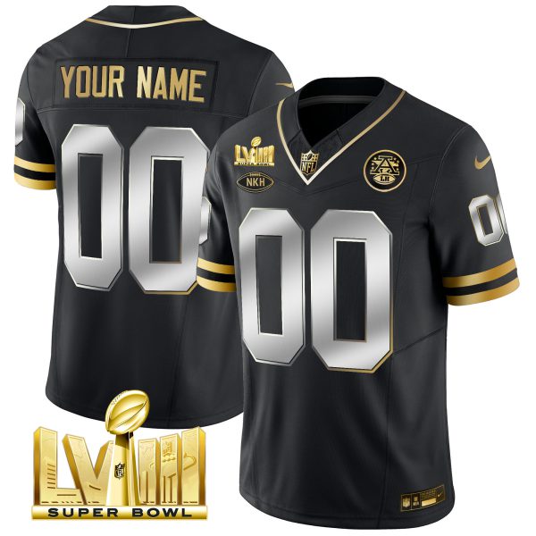 Chiefs Throwback Super Bowl LVIII Vapor Custom Jersey - All Stitched - Image 4