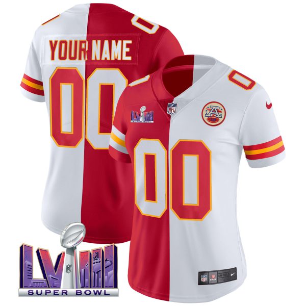 Chiefs Super Bowl LVIII Patch Vapor Custom Jersey V4 - All Stitched - Image 12