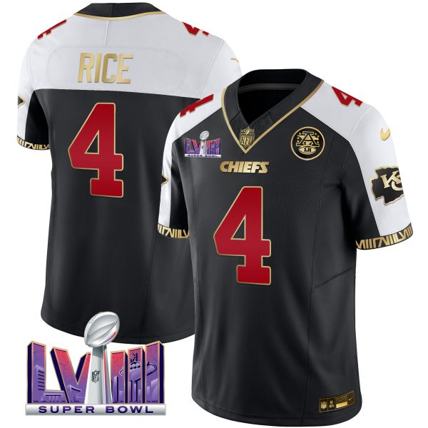 Men's Chiefs Super Bowl LVIII Pattern Vapor Jersey V2 - All Stitched - Image 7