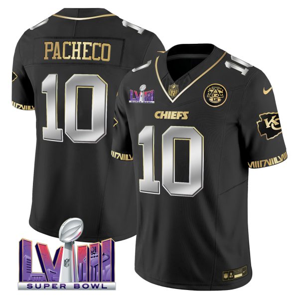 Men's Chiefs Super Bowl LVIII Pattern Vapor Jersey V2 - All Stitched - Image 11