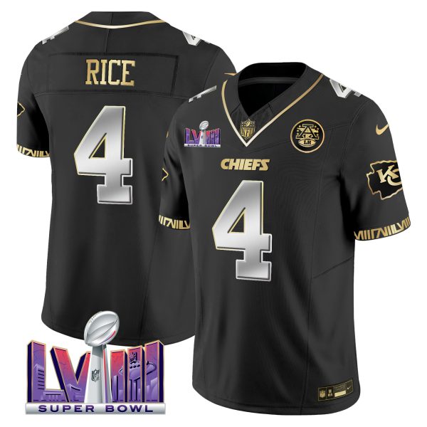 Men's Chiefs Super Bowl LVIII Pattern Vapor Jersey V2 - All Stitched - Image 14