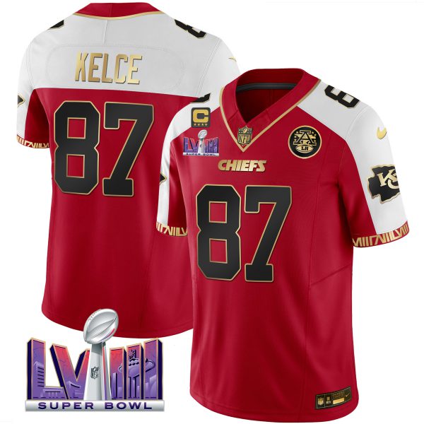 Men's Chiefs Super Bowl LVIII Pattern Vapor Jersey V2 - All Stitched - Image 16