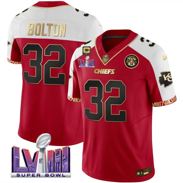 Men's Chiefs Super Bowl LVIII Pattern Vapor Jersey V2 - All Stitched - Image 20