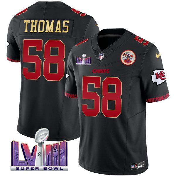 Men's Chiefs Super Bowl LVIII Pattern Vapor Jersey V2 - All Stitched - Image 31