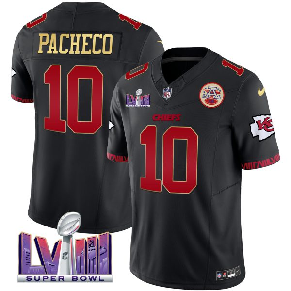 Men's Chiefs Super Bowl LVIII Pattern Vapor Jersey V2 - All Stitched - Image 32