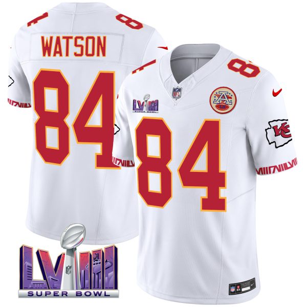 Men's Chiefs Super Bowl LVIII Pattern Vapor Jersey V2 - All Stitched - Image 47
