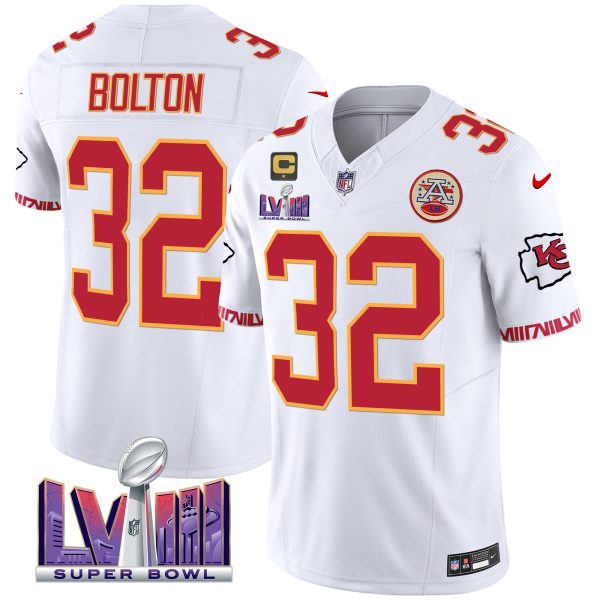 Men's Chiefs Super Bowl LVIII Pattern Vapor Jersey V2 - All Stitched - Image 48