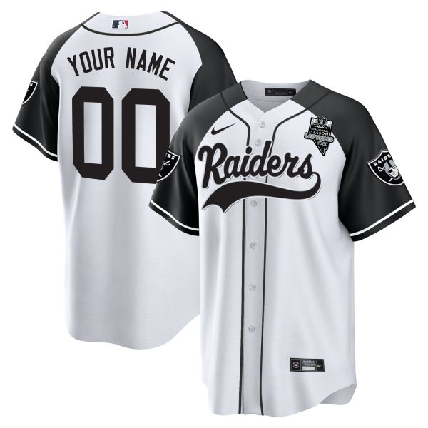 Raiders Baseball Custom Jersey - All Stitched - Image 4