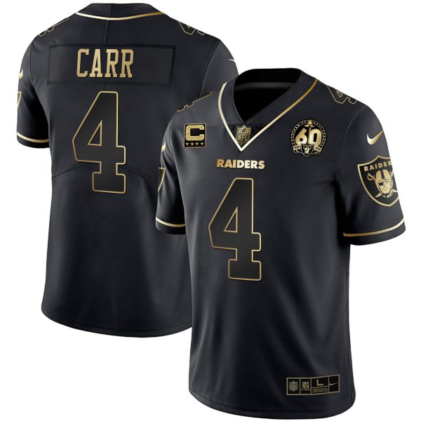 Men's Raiders 60th Season Patch Gold & Split - All Stitched - Image 2