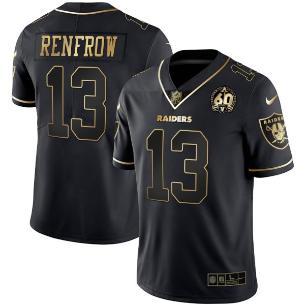 Men's Raiders 60th Season Patch Gold & Split - All Stitched - Image 6