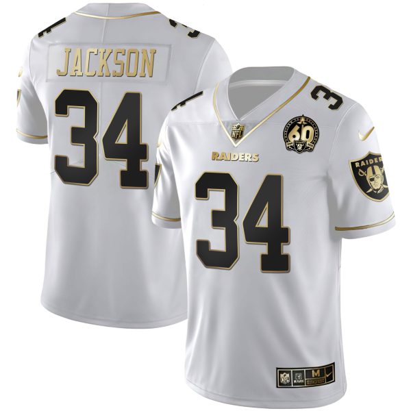 Men's Raiders 60th Season Patch Gold & Split - All Stitched - Image 12