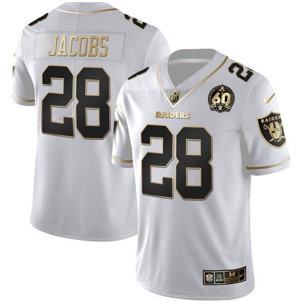 Men's Raiders 60th Season Patch Gold & Split - All Stitched - Image 13