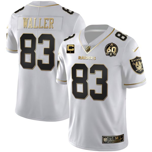 Men's Raiders 60th Season Patch Gold & Split - All Stitched - Image 15