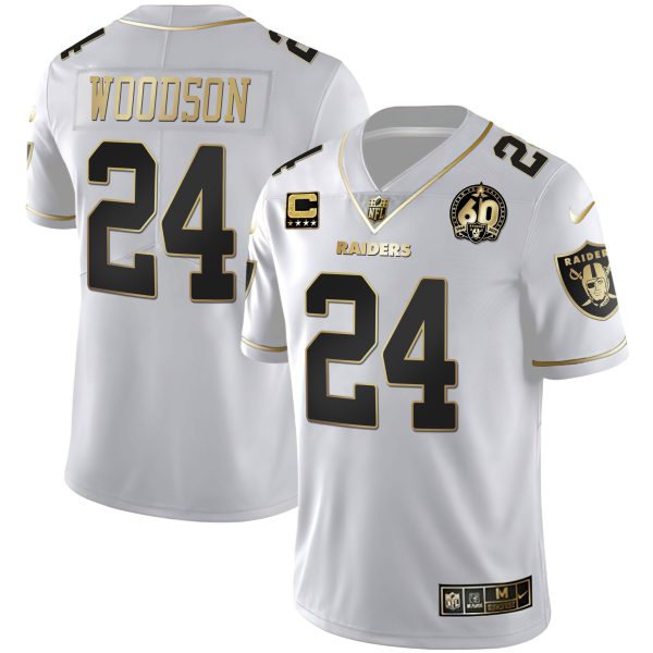 Men's Raiders 60th Season Patch Gold & Split - All Stitched - Image 16