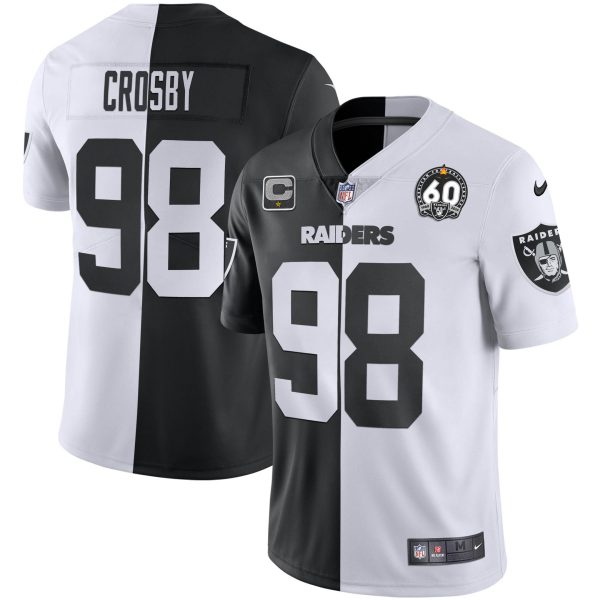 Men's Raiders 60th Season Patch Gold & Split - All Stitched - Image 19