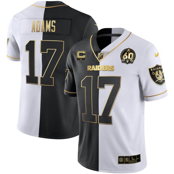 Men's Raiders 60th Season Patch Gold & Split - All Stitched - Image 25