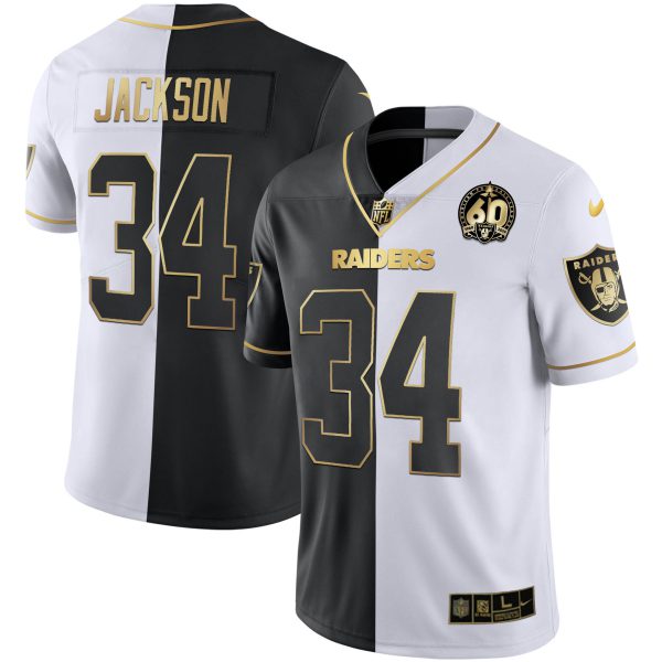 Men's Raiders 60th Season Patch Gold & Split - All Stitched - Image 28