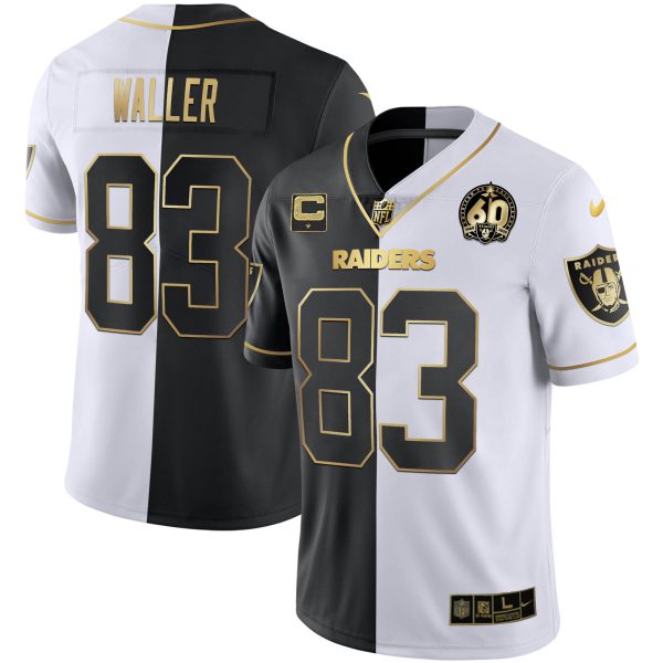 Men's Raiders 60th Season Patch Gold & Split - All Stitched - Image 31