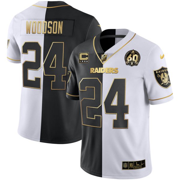Men's Raiders 60th Season Patch Gold & Split - All Stitched - Image 32