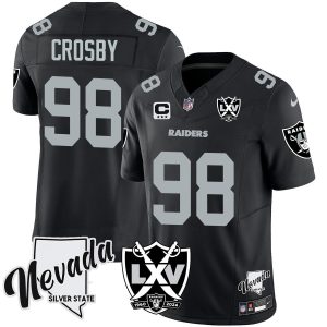 Maxx Crosby Las Vegas Raiders Black Jersey - All Stitched