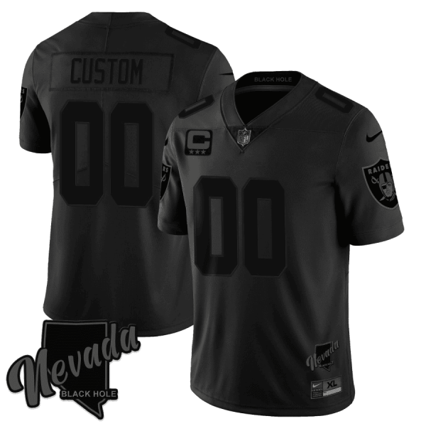 Las Vegas Raiders City Black Hole Custom Jersey – All Stitched - Image 3