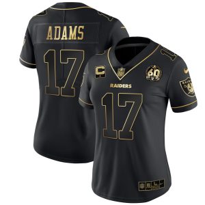 Women's Raiders 60th Season Patch Gold & Split - All Stitched