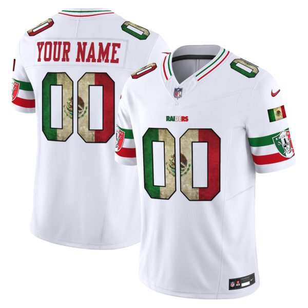 Las Vegas Raiders Mexico Custom Jersey - All Stitched - Image 2