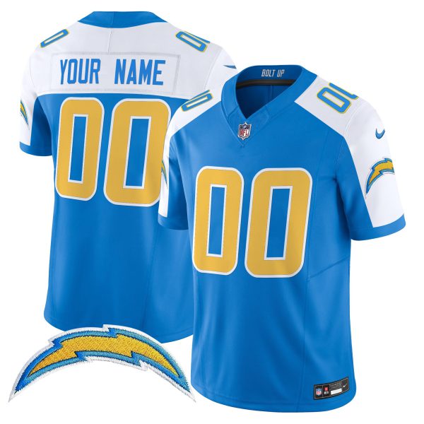 Los Angeles Chargers 2024 Vapor Limited Custom Jersey - All Stitched - Image 5