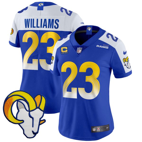 Women's Rams Vapor Limited Jersey V2 - All Stitched - Image 4