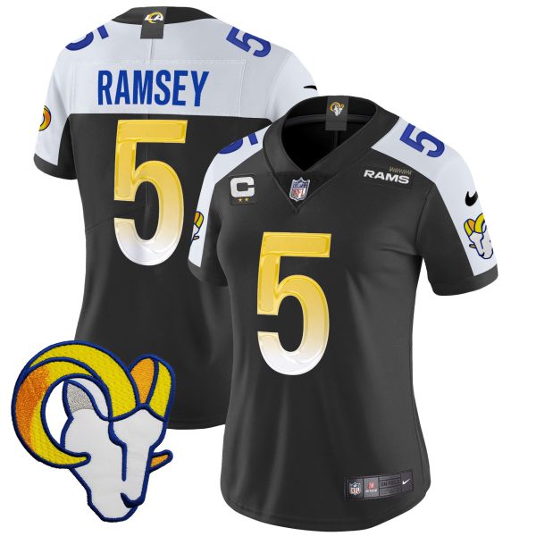 Women's Rams Vapor Limited Jersey V2 - All Stitched - Image 12