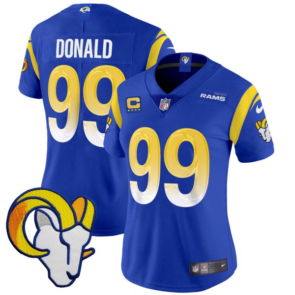 Women's Rams Vapor Limited Jersey V2 - All Stitched - Image 13