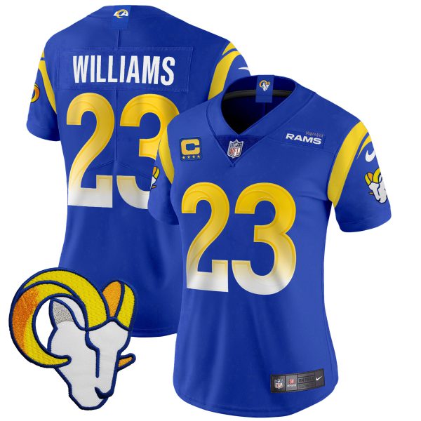 Women's Rams Vapor Limited Jersey V2 - All Stitched - Image 16