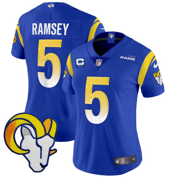 Women's Rams Vapor Limited Jersey V2 - All Stitched - Image 18