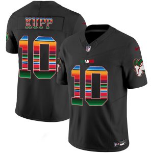Cooper Kupp Los Angeles Rams Mexico Black Jersey - All Stitched