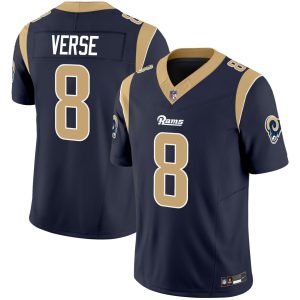Jared Verse Los Angeles Rams Navy Jersey - All Stitched
