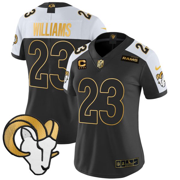 Women's Los Angeles Rams 2024 Gold Vapor Limited Jersey - All Stitched - Image 4