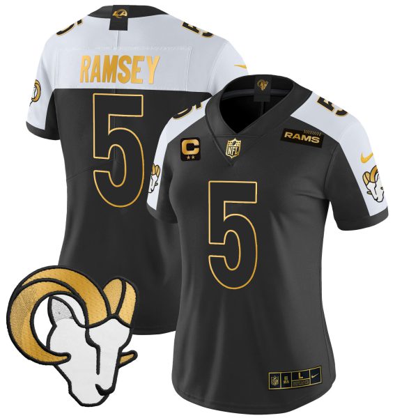 Women's Los Angeles Rams 2024 Gold Vapor Limited Jersey - All Stitched - Image 6