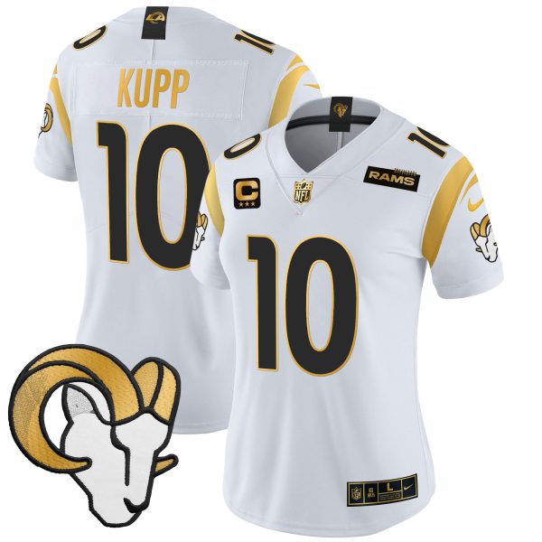 Women's Los Angeles Rams 2024 Gold Vapor Limited Jersey - All Stitched - Image 8