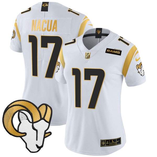 Women's Los Angeles Rams 2024 Gold Vapor Limited Jersey - All Stitched - Image 11