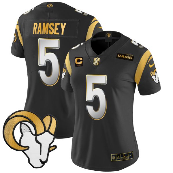 Women's Los Angeles Rams 2024 Gold Vapor Limited Jersey - All Stitched - Image 24