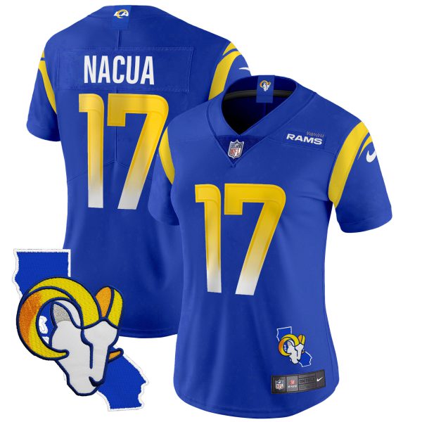 Women's Rams California Patch Vapor Limited Jersey - All Stitched - Image 17